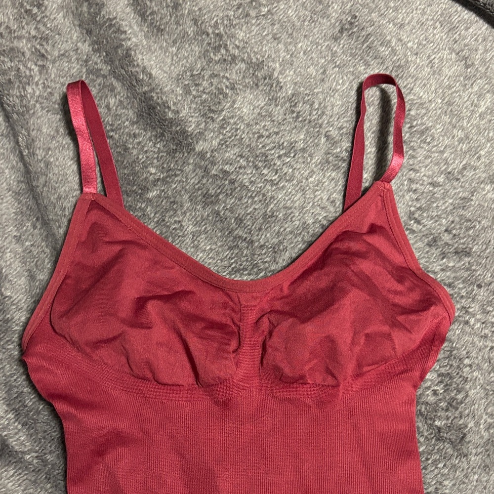 Fashion Nova Burgundy Bra Top